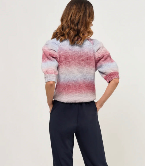 CHRISTI OMBRE KNIT TOP