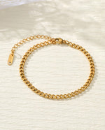 CURB CHAIN BRACELET GOLD