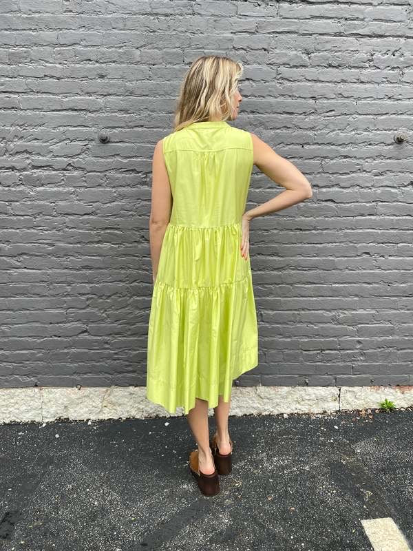MARKYS GIALOS LIME DRESS