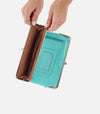 LAUREN WALLET LIGHT AQUA