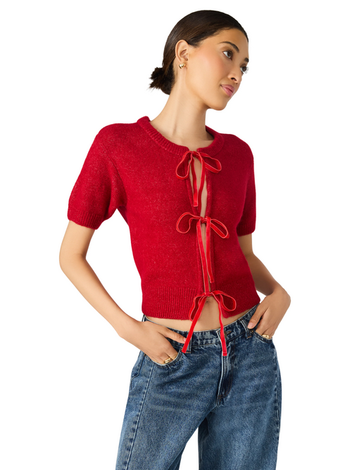 SEREIA CARDIGAN DARK RED