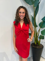 AYANNA DRESS RED