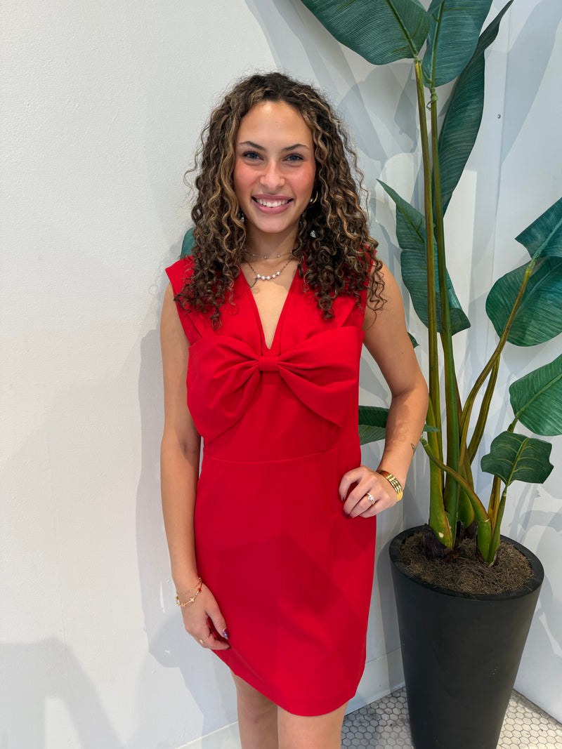 AYANNA DRESS RED