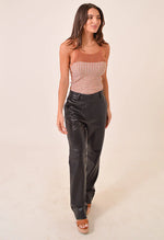 MERCER LEATHER PANT BLK