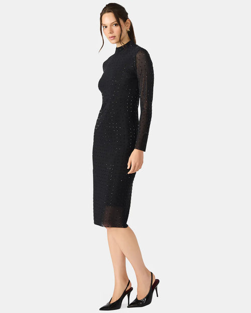 KRISTI MIDI DRESS BLACK