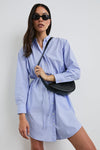 HARMONY OXFORD WHITE STRIPE DRESS