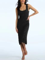 CROCHET DRESS BLACK
