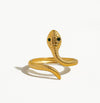 ECHIDNA SERPENT RING O/S
