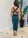 KALINA DRESS MIDNIGHT TEAL