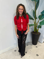 SEREIA CARDIGAN DARK RED
