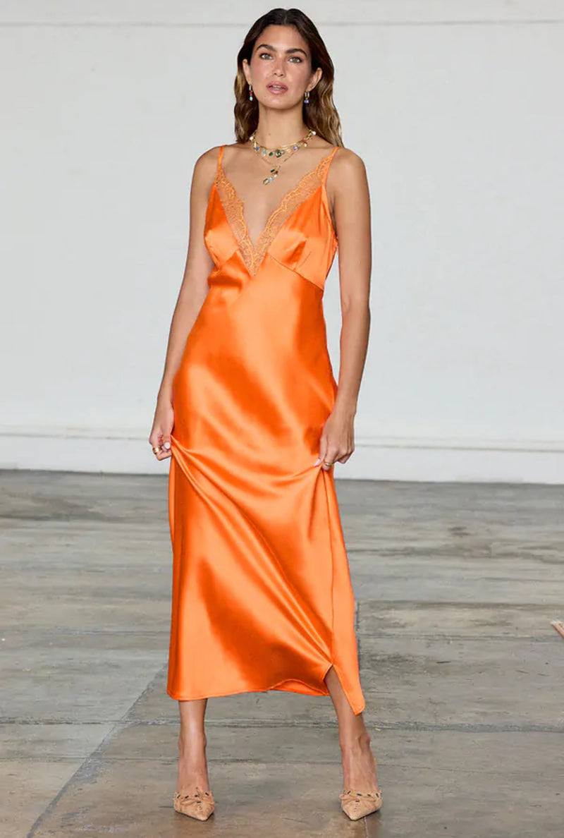 ORANGE LILY DRESS
