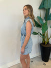 ROBBIE DRESS MINERAL BLUE
