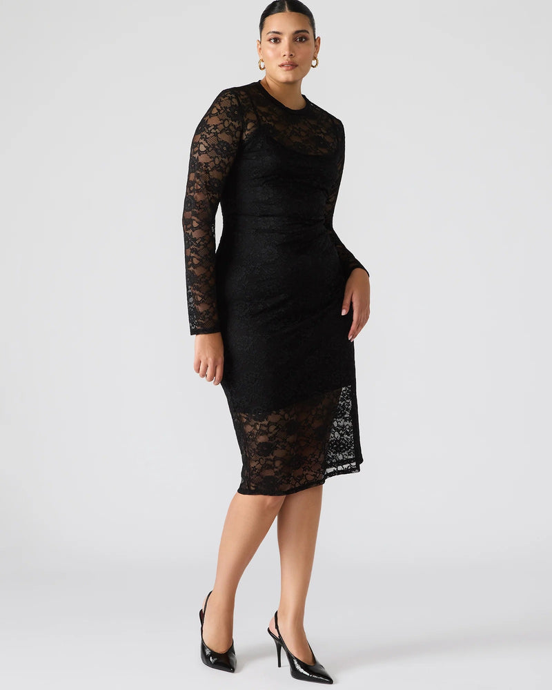 KRISTI MIDI DRESS BLACK