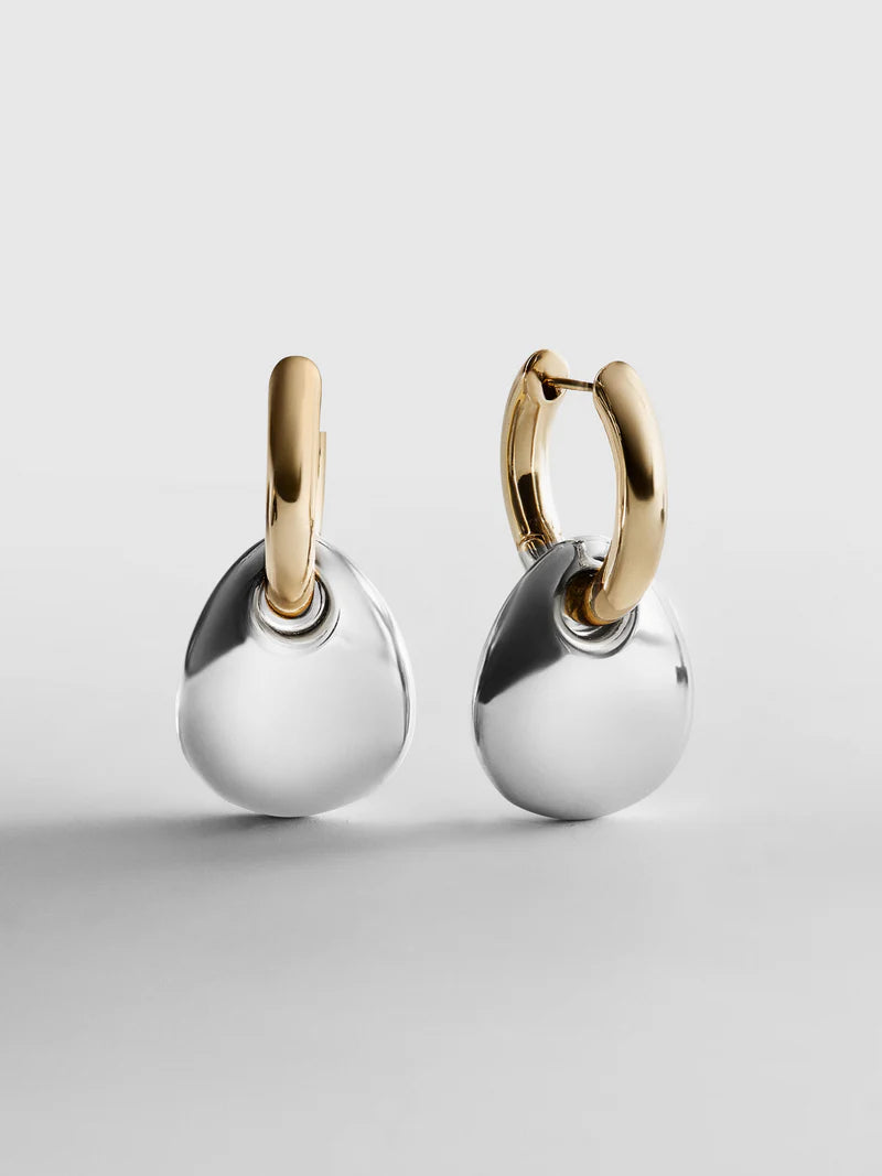 MILA DROP EARRINGS MIXED METAL