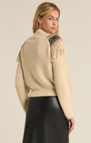 NORTH FRINGE SWEATER STONE
