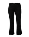 CUT OFF BLACK JEANS