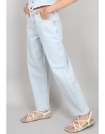 SAMMI BARREL PANTS BLUE