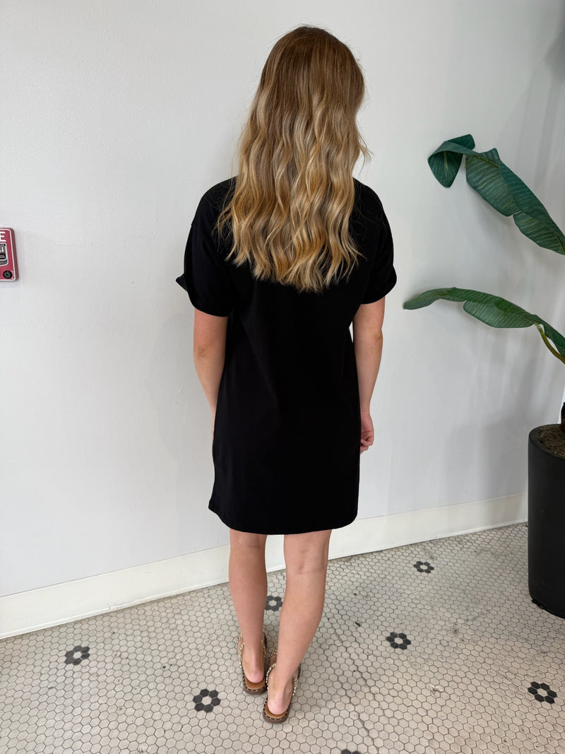 SWAY MINI DRESS BLACK