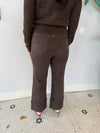 CARLA STRETCH TWILL CUFF PANT JAVA BROWN