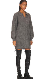 DEBBIE SWEATER DRESS GREY