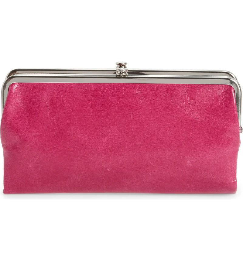 Lauren clutch wallet in fuschia