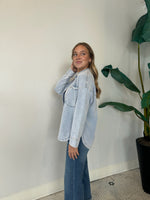 ALL DAY KNIT DENIM JACKET WASHED INDIGO