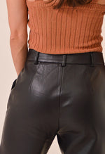 MERCER LEATHER PANT BLK