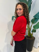 SEREIA CARDIGAN DARK RED
