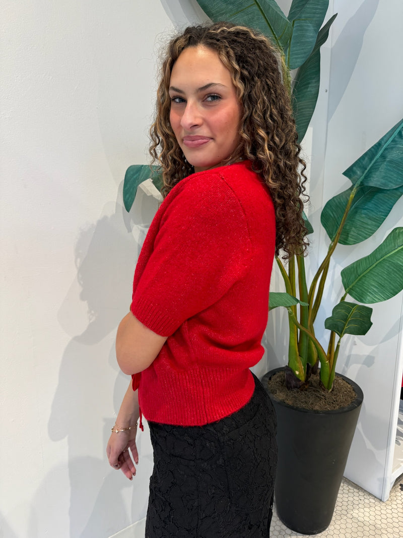 SEREIA CARDIGAN DARK RED