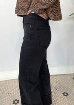 CARLA STRETCH TWILL CUFF PANT BLACK