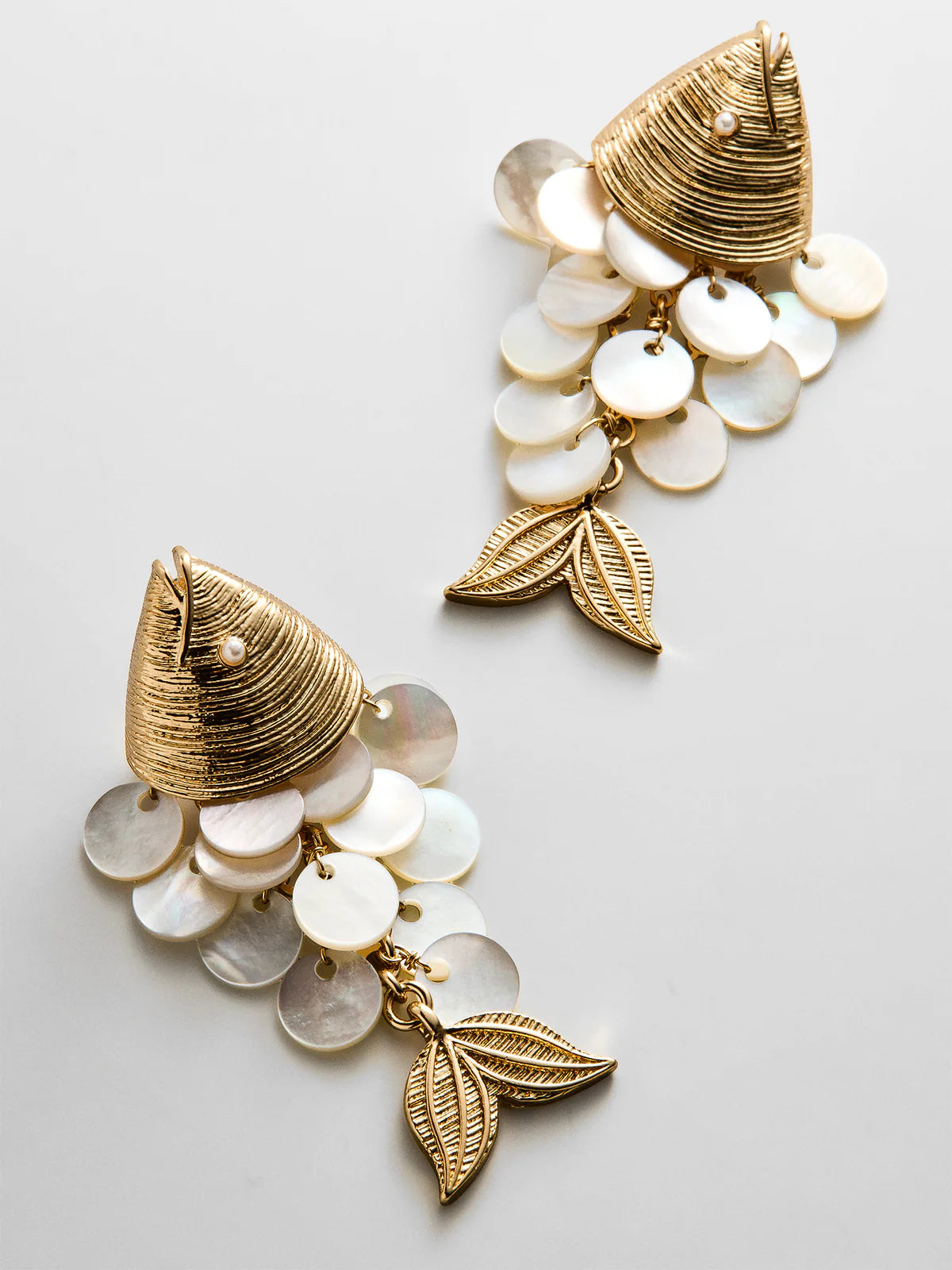 RIPPLE EFFECT FISH EARRINGS