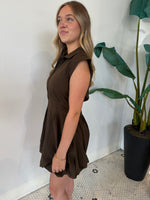 DYANNE DRESS DARK ESPRESSO
