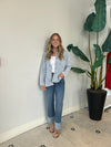 ALL DAY KNIT DENIM JACKET WASHED INDIGO