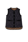 BLACK AND LEOPARD MULTI-WEAR JACKET