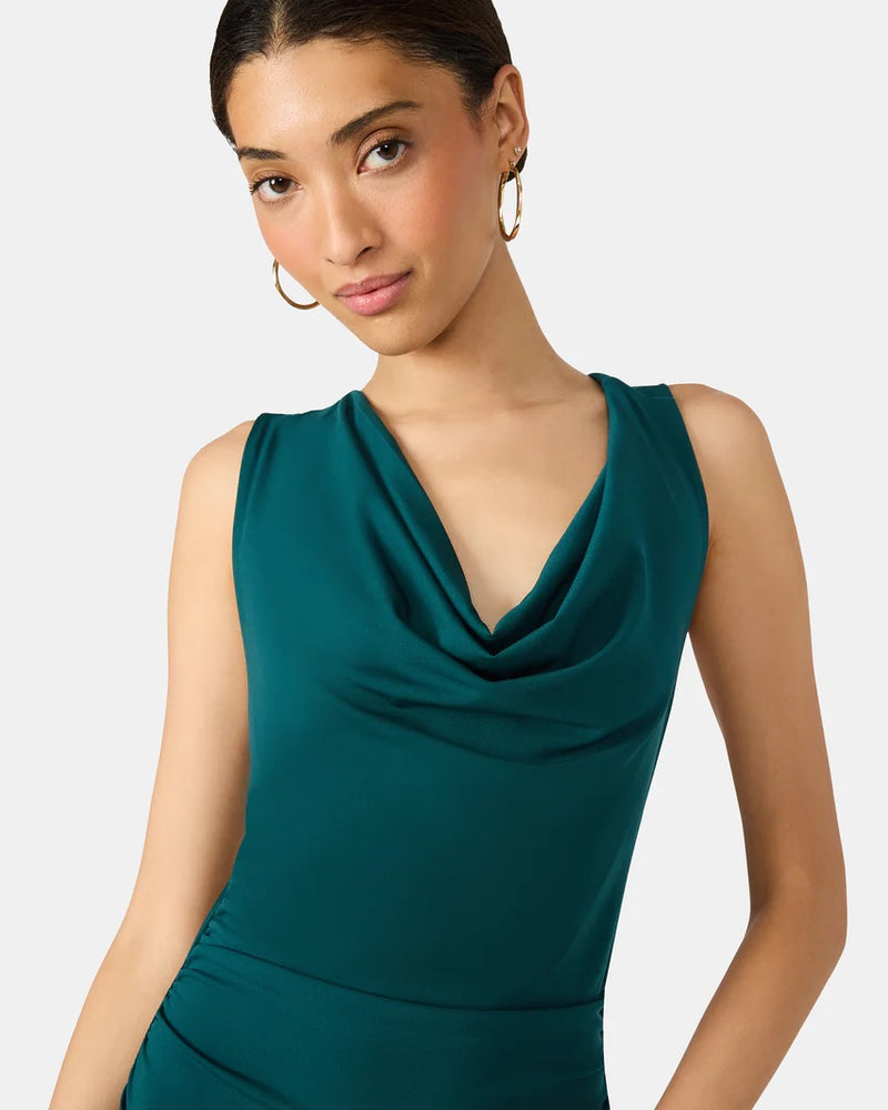 KALINA DRESS MIDNIGHT TEAL