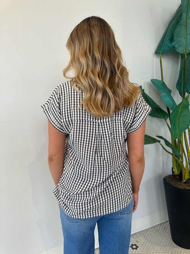 MEL BLACK GINGHAM