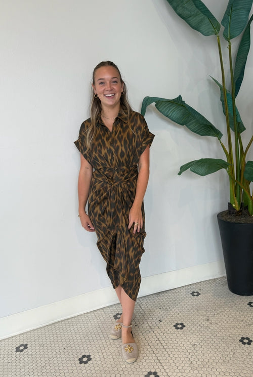 TORI DRESS TOFFEE