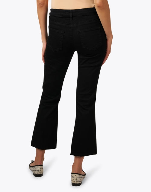 CUT OFF BLACK JEANS