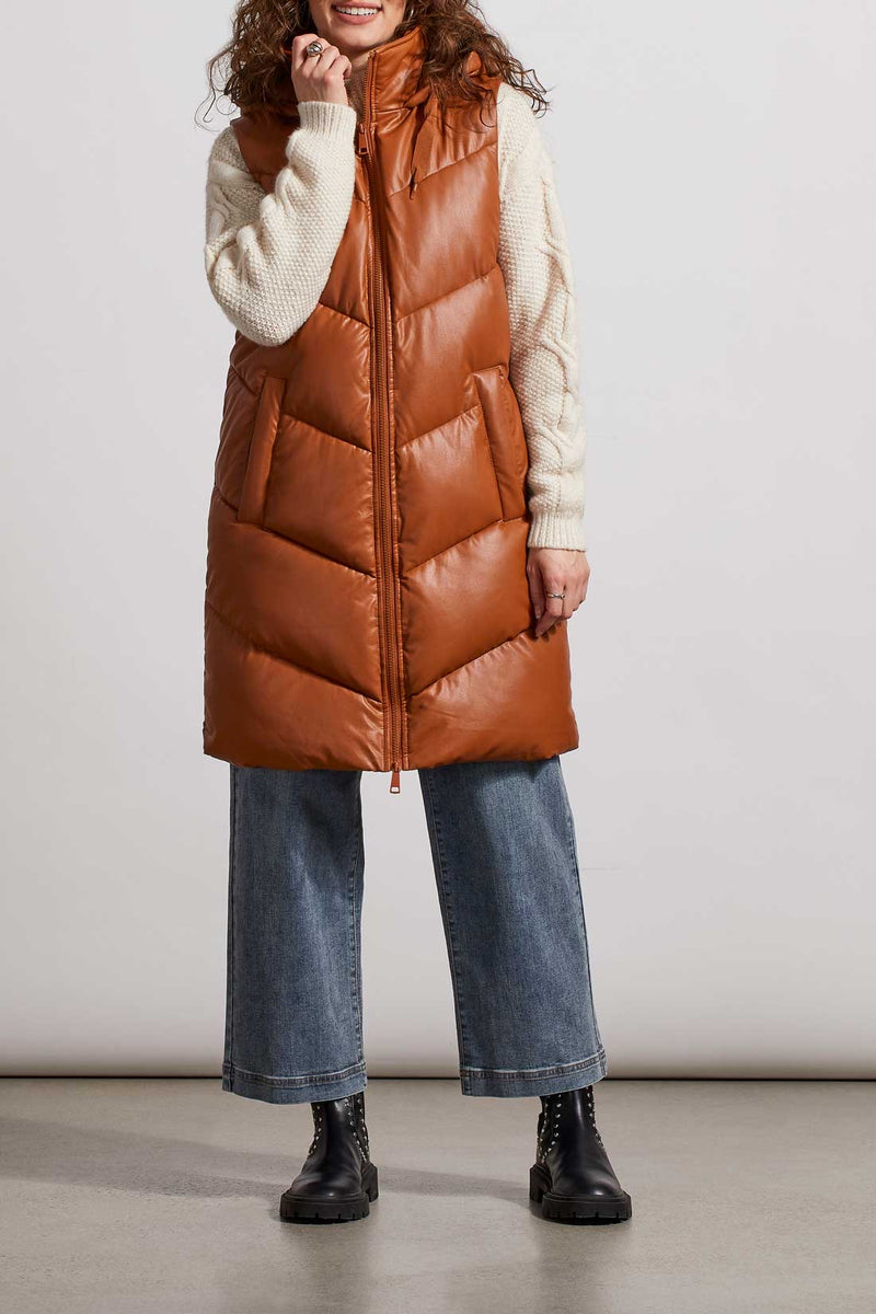 LONG PUFFER - MOCHA