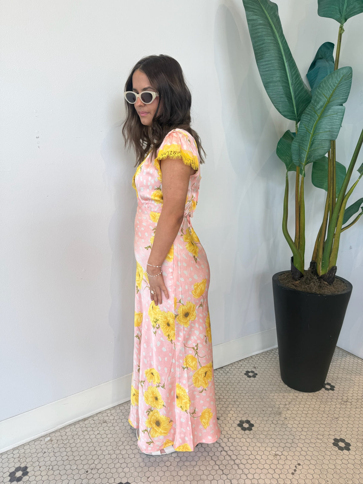PINK FAWN POPPY OLIVIA DRESS