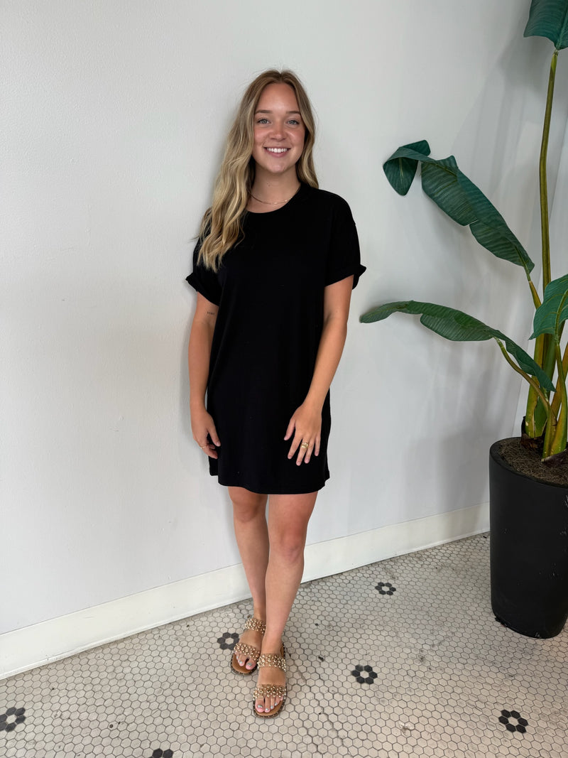 SWAY MINI DRESS BLACK
