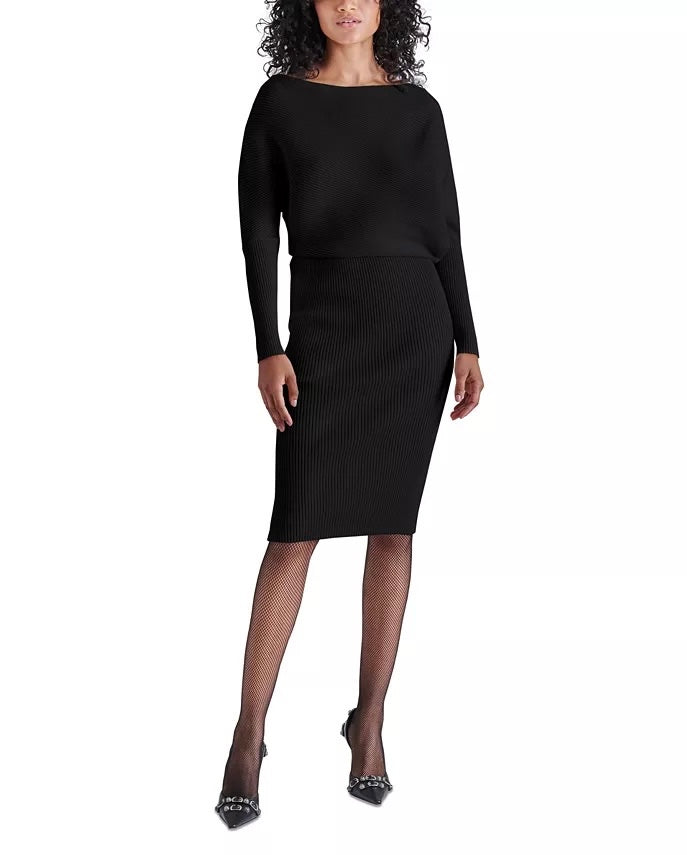 LORI SWEATER DRESS BLACK