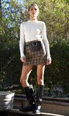 JEYDEN BOUCLE MINI SKIRT