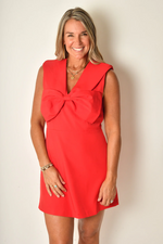 AYANNA DRESS RED