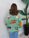 MINT QUEEN OF TURKEY SWEATSHIRT