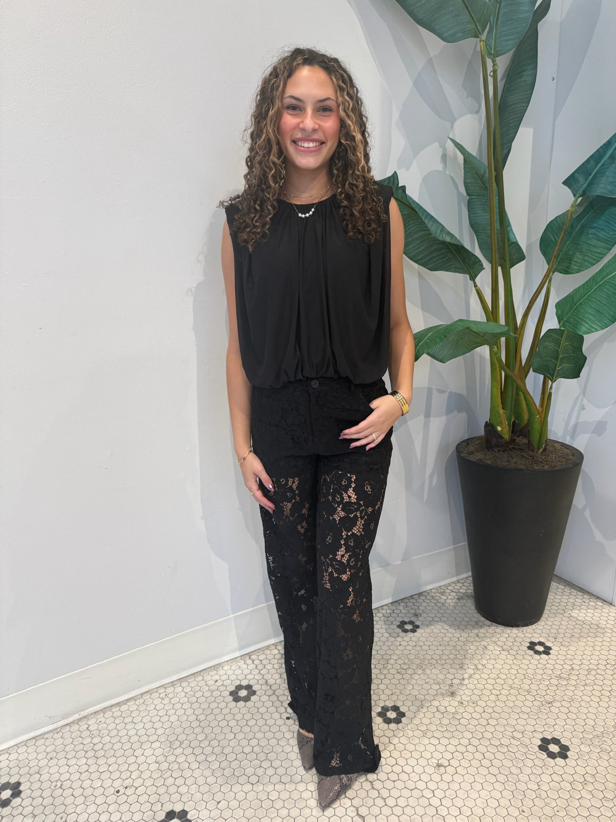 CHERRA TOP BLACK