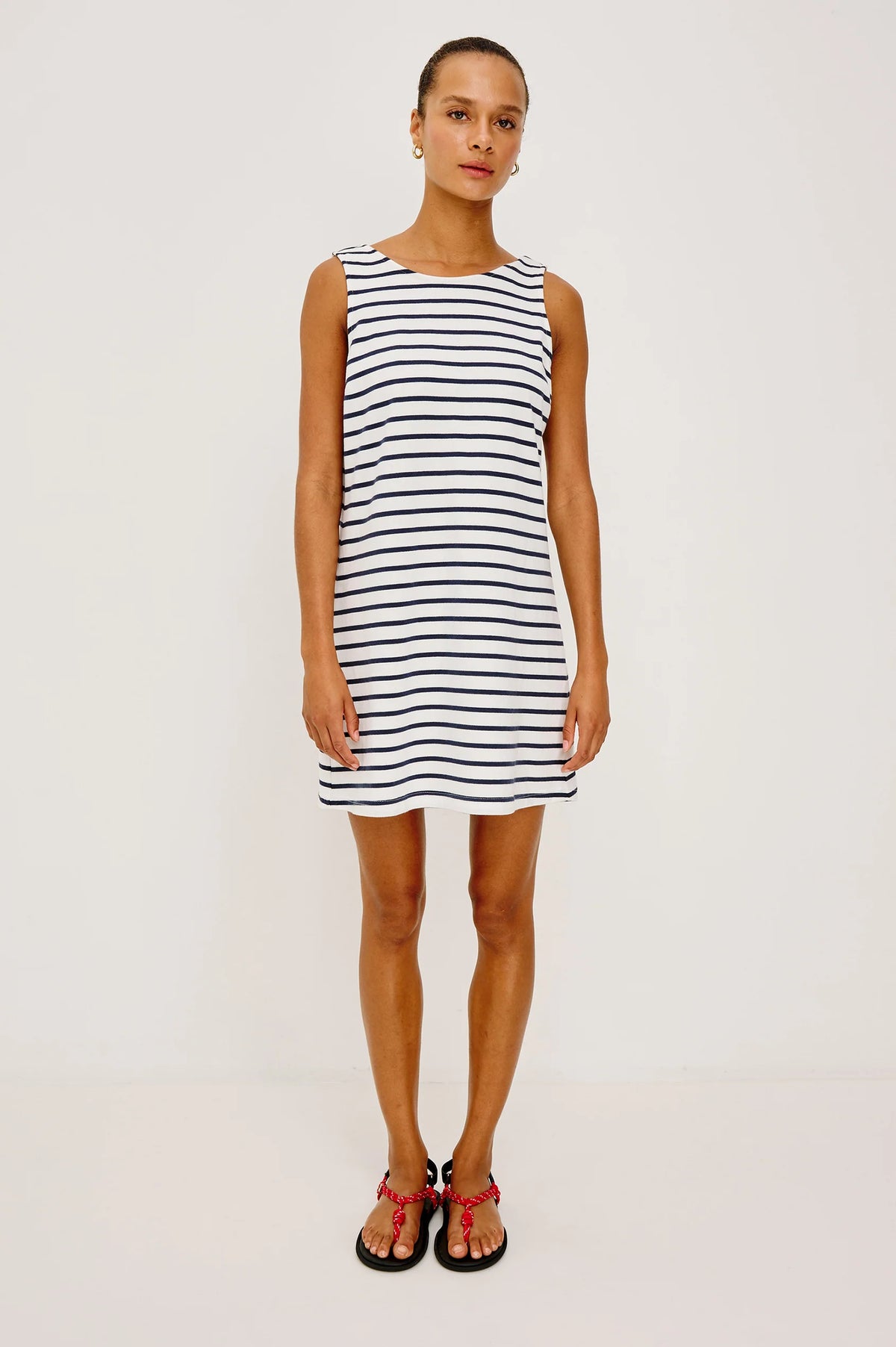 KAYLEE NAVY IVORY STRIPE