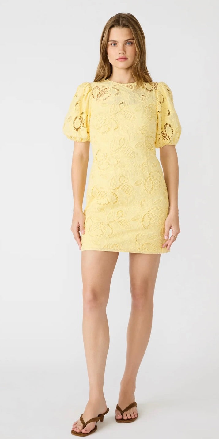 ELLY DRESS PALE YELLOW