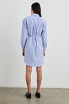 HARMONY OXFORD WHITE STRIPE DRESS