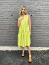 MARKYS GIALOS LIME DRESS